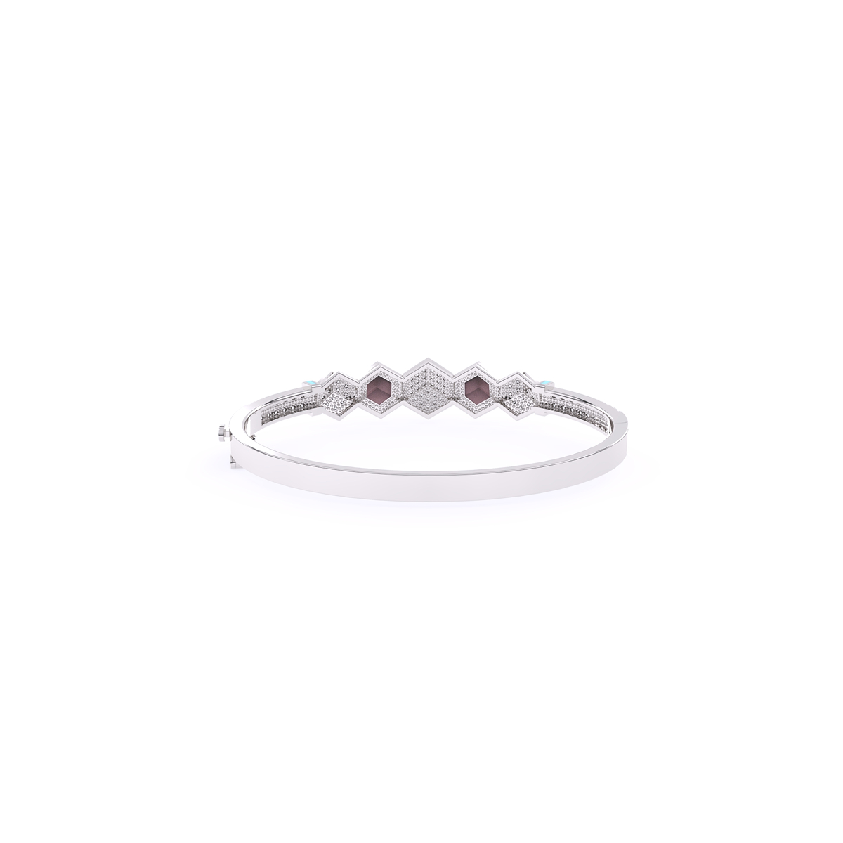 Impressive Round Cluster Diamond Bracelet